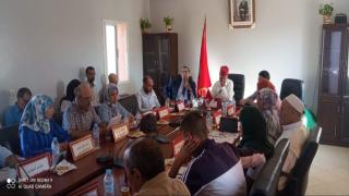 انعقاد الدورة العادية لشهر فبراير 2025 للمجلس الجماعي لبني حسان